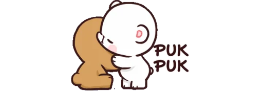 😘 Стикер «Mocha and Milk» для Telegram
