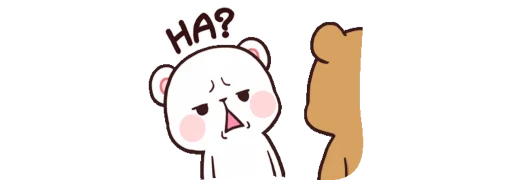 😕 Стикер «Mocha and Milk» для Telegram