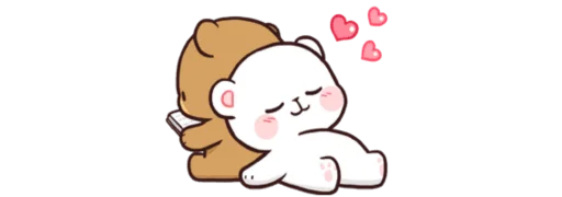 😇 Стикер «Mocha and Milk» для Telegram