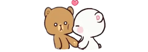 😘 Стикер «Mocha and Milk» для Telegram