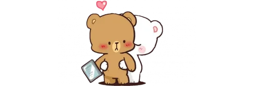 🤗 Стикер «Mocha and Milk» для Telegram
