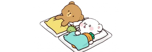 💤 Стикер «Mocha and Milk» для Telegram