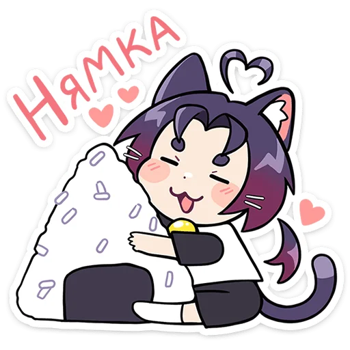 🍙 Стикер «Мини Милшу» для Telegram