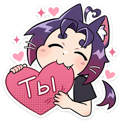 ⭐ Стикер «Мини Милшу» для Telegram