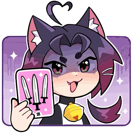 😈 Эмодзи «Мини Милшу» для Telegram