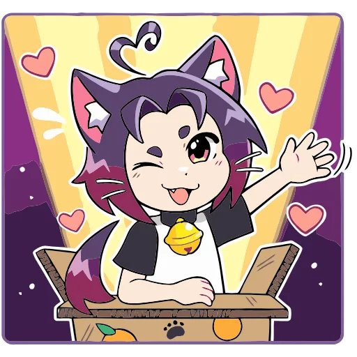 Стикерпак Мини Милшу для Telegram