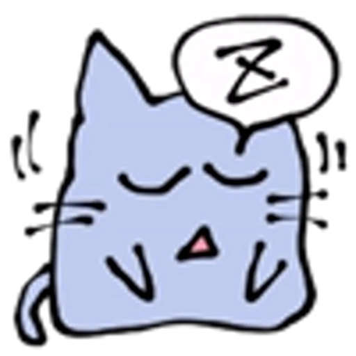 😴 Эмодзи «minicatemoji» для Telegram