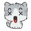 😵 Эмодзи «Mini Emoji Cats» для Telegram