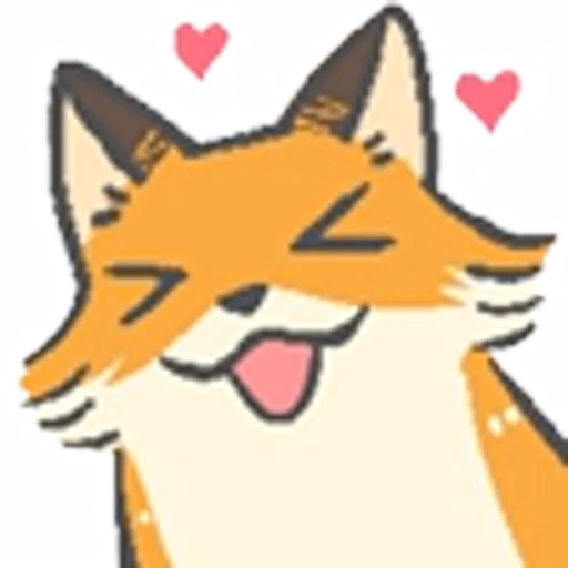 😊 Эмодзи «Mini Fox Emoji» для Telegram
