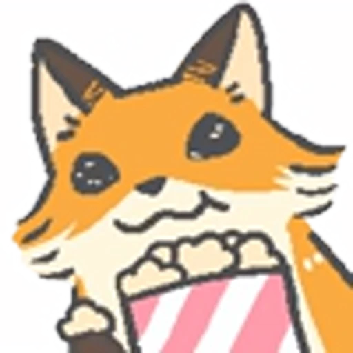 🍿 Эмодзи «Mini Fox Emoji» для Telegram