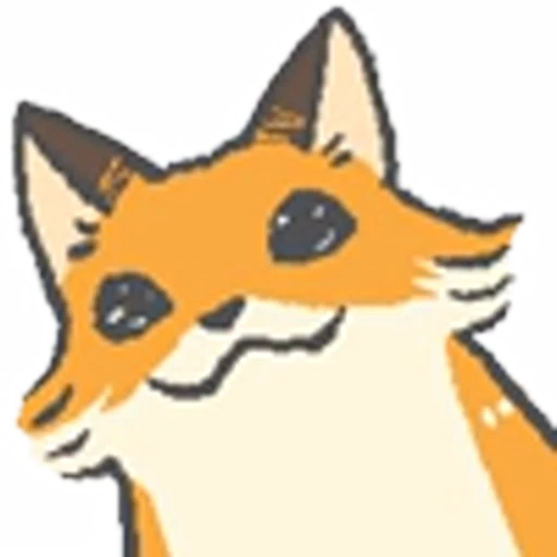 🤨 Эмодзи «Mini Fox Emoji» для Telegram