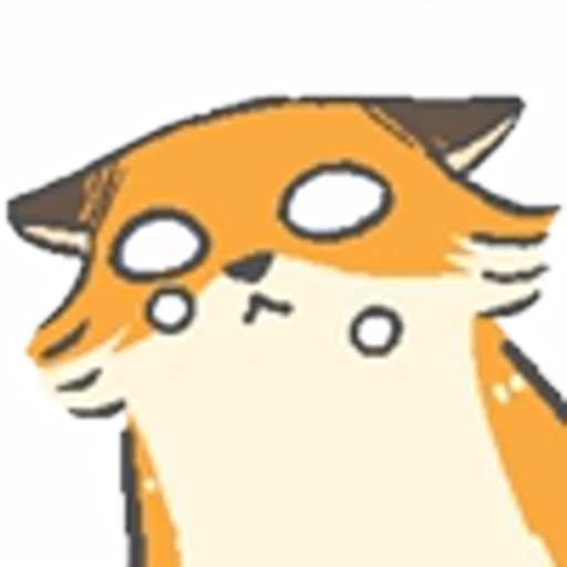 😢 Эмодзи «Mini Fox Emoji» для Telegram