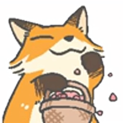 🥳 Эмодзи «Mini Fox Emoji» для Telegram