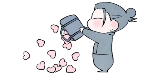 ❤️ Стикер «Mini Jujutsu Kaisen» для Telegram