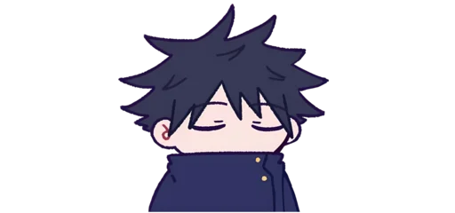 😴 Стикер «Mini Jujutsu Kaisen» для Telegram