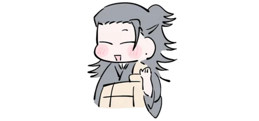 👋 Стикер «Mini Jujutsu Kaisen» для Telegram