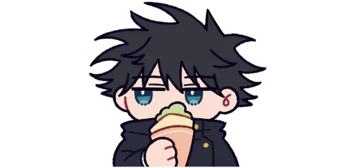 😐 Стикер «Mini Jujutsu Kaisen» для Telegram