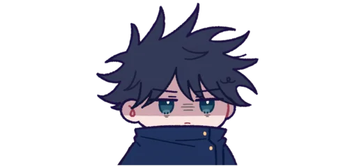 😑 Стикер «Mini Jujutsu Kaisen» для Telegram