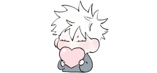 ❤️ Стикер «Mini Jujutsu Kaisen» для Telegram