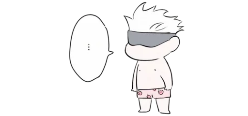 😐 Стикер «Mini Jujutsu Kaisen» для Telegram