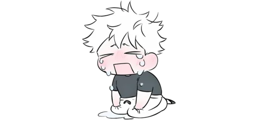 😭 Стикер «Mini Jujutsu Kaisen» для Telegram