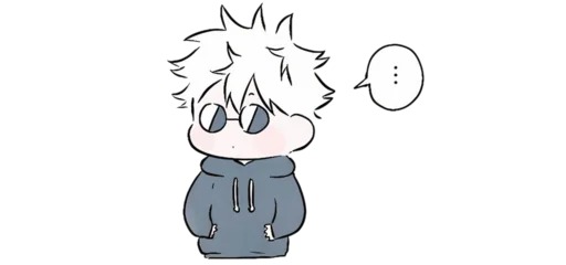 😐 Стикер «Mini Jujutsu Kaisen» для Telegram