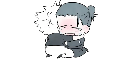 😭 Стикер «Mini Jujutsu Kaisen» для Telegram