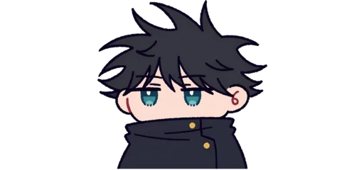 😐 Стикер «Mini Jujutsu Kaisen» для Telegram