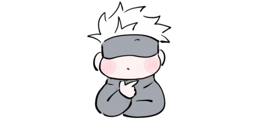 🤔 Стикер «Mini Jujutsu Kaisen» для Telegram