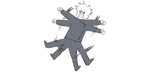 😤 Стикер «Mini Jujutsu Kaisen» для Telegram