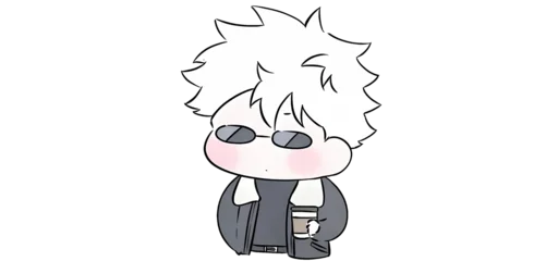 🕶 Стикер «Mini Jujutsu Kaisen» для Telegram