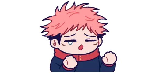 😢 Стикер «Mini Jujutsu Kaisen» для Telegram