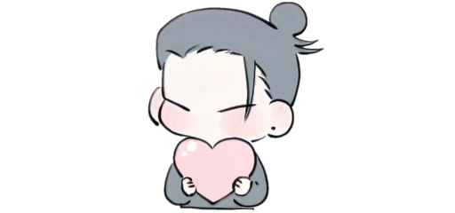 ❤️ Стикер «Mini Jujutsu Kaisen» для Telegram