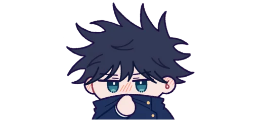 😐 Стикер «Mini Jujutsu Kaisen» для Telegram
