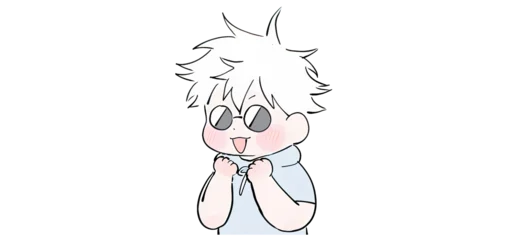 🤩 Стикер «Mini Jujutsu Kaisen» для Telegram