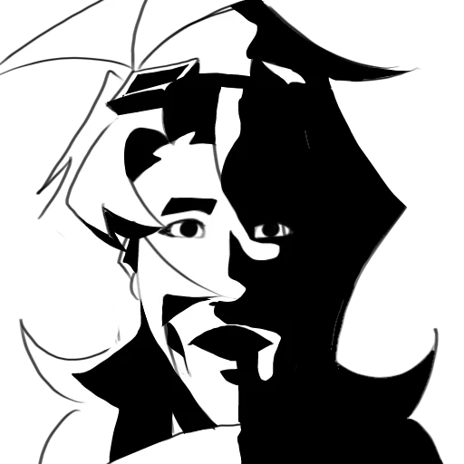 🌗 Стикер «У Лололошки проблемы с общением» для Telegram