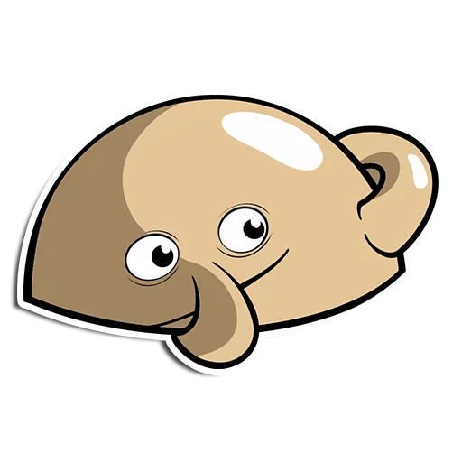😏 Стикер «минимал ебальце» для Telegram