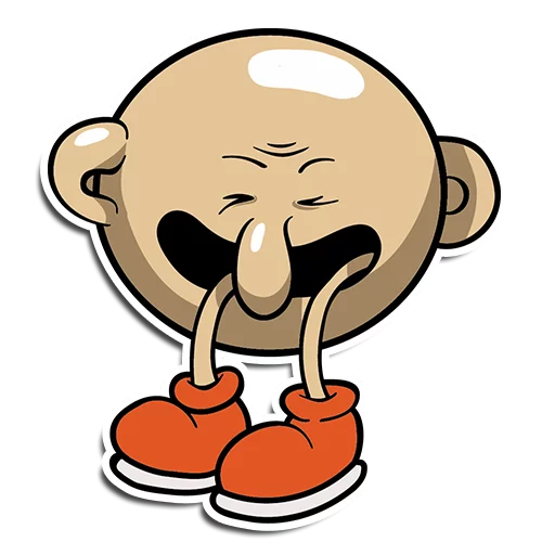 😛 Стикер «минимал ебальце» для Telegram