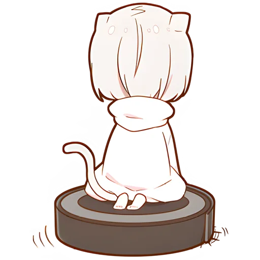 😏 Стикер «Мининеко чан» для Telegram