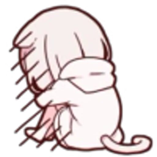 😞 Эмодзи «Neko Girl» для Telegram