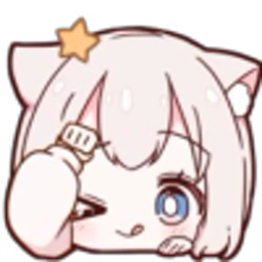 😉 Эмодзи «Neko Girl» для Telegram