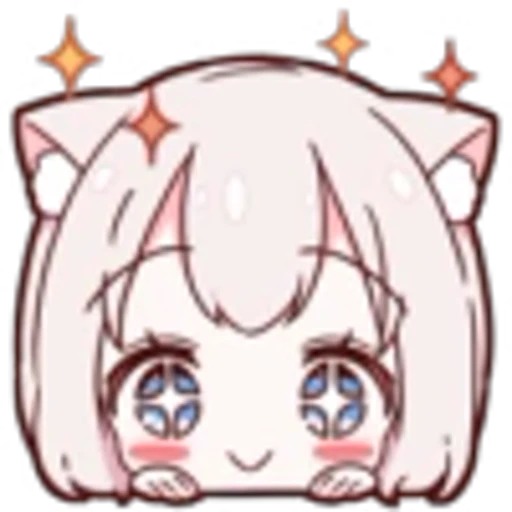✨ Эмодзи «Neko Girl» для Telegram