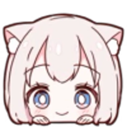 🫡 Эмодзи «Neko Girl» для Telegram