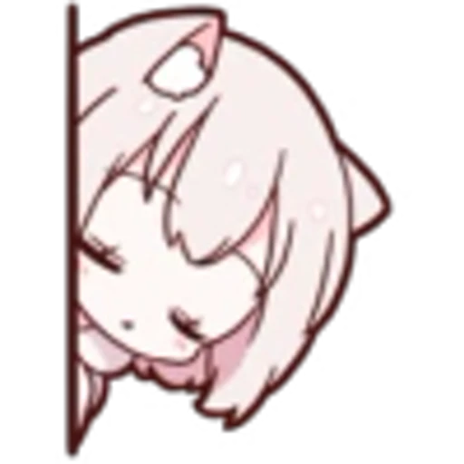 🤨 Эмодзи «Neko Girl» для Telegram