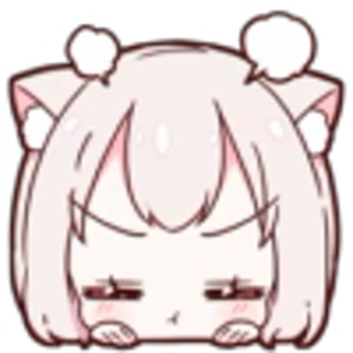 😤 Эмодзи «Neko Girl» для Telegram