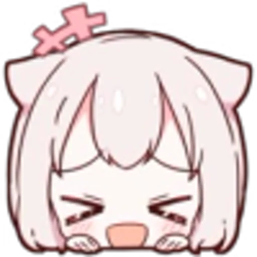 😆 Эмодзи «Neko Girl» для Telegram
