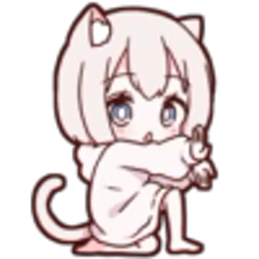 🐱 Эмодзи «Neko Girl» для Telegram