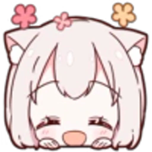 Стикерпак Neko Girl для Telegram