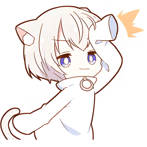 🫡 Стикер «Мининеко кун» для Telegram