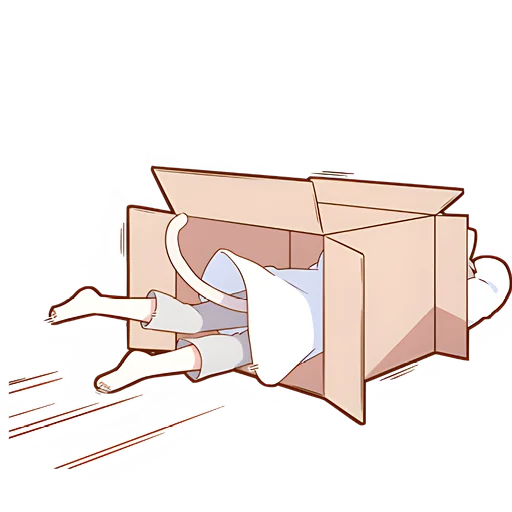 😣 Стикер «Мининеко кун» для Telegram